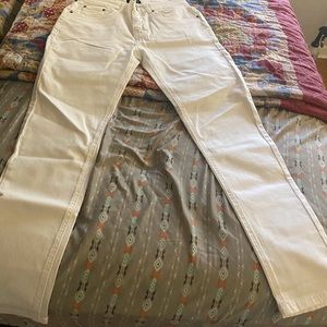 mesn white skinny jeans . 32r